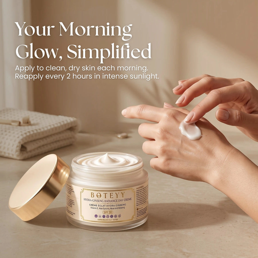 How to use Hydra-Ginseng Radiance Crème
